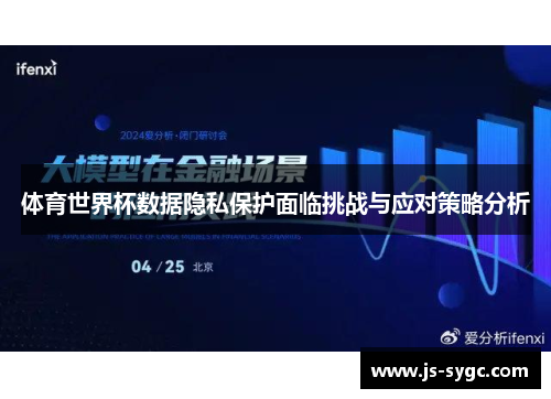 体育世界杯数据隐私保护面临挑战与应对策略分析
